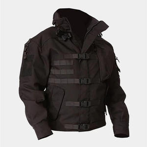 Custom Black Workwear Down Jacket Multi Pocket <b>Tech</b> wear Detachable Hood Bomber Designer Winter Jacket for Men Haus Industries - Product Image 1