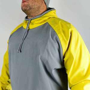 Sudadera con Capucha para Esquí para Hombre, Chaqueta de Snowboard, Cortavientos de Invierno para Exteriores, Anorak con Capucha y Bolsillo Frontal Tipo Canguro en Contraste - Product Image 2