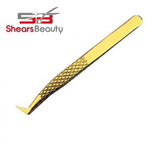 Pinzas para Pestañas de Acero Inoxidable con Logotipo Profesional de Nuevo Diseño, Punta Suave de Precisión, Alta Calidad, Duraderas, Reutilizables, Hechas en Pakistán - Product Image 1