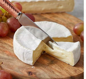 Hammered Copper Handle <b>Cheese</b> <b>Knife</b> <b>Set</b> Stainless Steel Blades Durable <b>Cheese</b> Tools 3 Piece <b>Set</b> For Kitchen Use And Hotel Use - Product Image 5