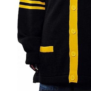 Women Embroidered Winter Knitted <b>Cardigan</b> V Neck Full Sleeve Contrast Color Button Closure Regular Length Vintage <b>Thick</b> Casual - Product Image 3