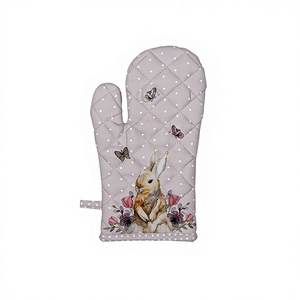 Indian Exporter Best Quality 100% Pure Cotton <b>Cooking</b> Oven Mitts with Customized Private Logo - Product Image 2