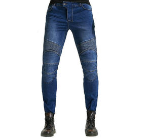 กางเกงยีนส์ทรงหลวมคุณภาพสูงสำหรับผู้ชาย แบรนด์ Manufacturer Streetwear สีพื้นเรียบๆ  รับสกรีนโลโก้ - Product Image 1