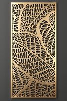 Panneau de séparation décoratif Art Déco pour mariage, découpé au laser CNC, en métal translucide sans cadre, pour jardin, balcon, terrasse EURO