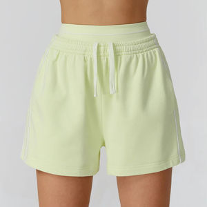 <b>Women's</b> Hot <b>Shorts</b> Breathable 100% Cotton Casual <b>Shorts</b> with <b>Elastic</b> <b>Waist</b> for Trendy <b>Women</b> Premium <b>Shorts</b> - Product Image 2