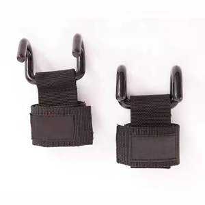 Crochet de levage robuste pour haltérophilie avec sangle de poignet, support de préhension personnalisé pour soulevé de terre, vente en gros, pour entraînement en salle de sport hommes et femmes - Product Image 3