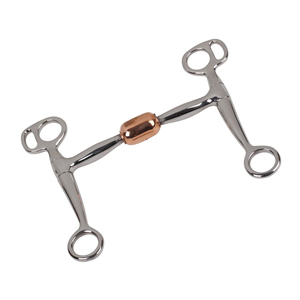 บิตม้าสแตนเลสแบบวงแหวน ขนาด 12.5 ซม. ชุบนิกเกิล - Product Image 2