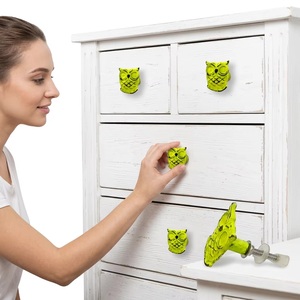 Poignée de meuble moderne en fonte effet vieilli en forme de papillon pour cuisine, armoire, tiroir, chambre, salle de bain, salon - Product Image 4