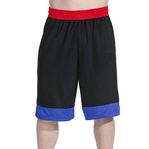 Shorts de course athlétiques écologiques pour hommes en tissu Oxford, pour la gym et l'entraînement, en polyester/coton, taille mi-haute élastique, légers et unis - Product Image 1