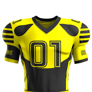 Maillot de football américain élégant 2026 – Uniformes personnalisés à manches courtes avec impression par transfert thermique, en polyester respirant, service OEM sur mesure - Product Image 3