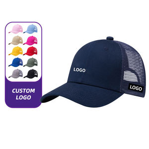 Casquette de baseball ajustable avec logo personnalisé, maille respirante et fermeture latérale à pression, pour hommes et femmes, style décontracté - Product Image 5