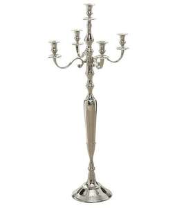 Candélabre en cristal moderne de luxe pour mariage, centre de table en métal avec tubes en verre, pour décoration de mariage et de maison - Product Image 6