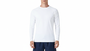 เสื้อยิมแบบรัดรูปสั่งทำพิเศษ |   เสื้อรัดกล้ามเนื้อผู้ชายสำหรับ BJJ และ MMA ลายพิมพ์แบบรีดร้อน แขนยาว ผลิตจากผ้าสแปนเด็กซ์/ไนลอน คุณภาพสูง - Product Image 5