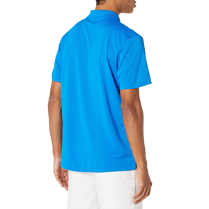 Polo T-shirt Slim Fit à manches courtes, boutonné devant, style streetwear basique, en coton, grandes tailles pour hommes. - Product Image 3