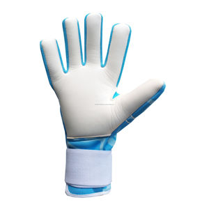 Gants de football professionnels de haute qualité pour gardiens de but Tissu respirant doux personnalisé Contact Latex Utilisation extérieure en gros - Product Image 4