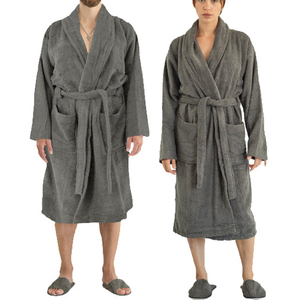 Wholesale Price Summer Long Absorbent Flannel Bath Robe Kimono Men Sleepwear Dressing Luxury <b>Waffle</b> Towel - Product Image 4