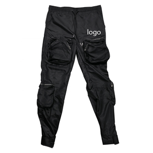 Custom Sports <b>Nylon</b>/Cotton <b>Jogger</b> Track Pants Breathable Quick Dry Relaxed Casual Regular Fit Mens Summer Straight - Product Image 2