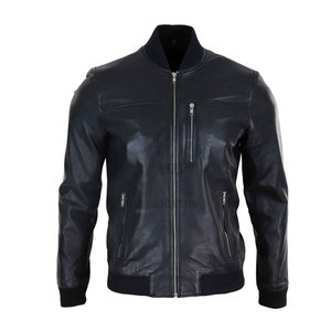 Veste bomber en cuir pour homme, respirante et à séchage rapide, vente en ligne, veste d'hiver en cuir pour homme - Product Image 5