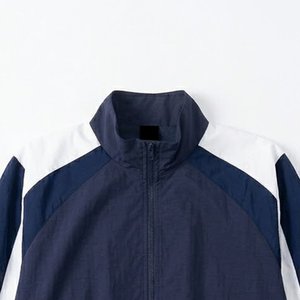 New Wholesale Custom Logo Blue White <b>Men's</b> Nylon Wind Breaker Sets For <b>Summer</b> Outdoor <b>Men</b> Suit Classic Streetwear <b>Jacket</b> Trouser - Product Image 6