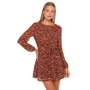 Mini Vestido Estampado Floral para Mujer, Ligero, Ropa de Verano - Product Image 1