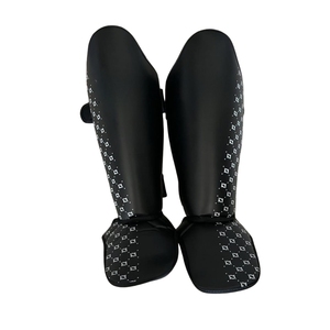 Espinilleras para Muay Thai, Kickboxing, MMA, Entrenamiento y Combate, Protector de Empeine, Espinilleras Protectoras para Piernas - Product Image 1