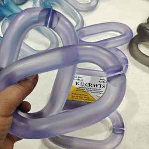 Décoration d'intérieur : Chaînes en résine personnalisables, très grande taille et couleurs claires, multicolores, artisanat en résine toutes couleurs - Product Image 2