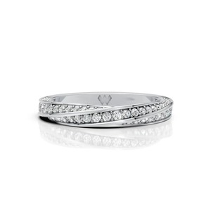 Moissanite <b>Statement</b> <b>Ring</b> in Sterling <b>Silver</b> Luxury Men's Jewelry with Intersecting Cross-Braced Design for Party Gift - Product Image 1