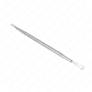 Extracteur de points noirs et d'acné en acier inoxydable à double extrémité, outil professionnel d'élimination des comédons pour les soins de la peau du visage, 1 pièce - Product Image 5