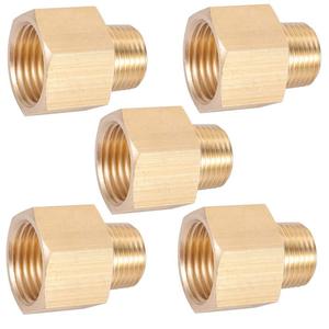 Raccords de tuyauterie en laiton : Raccord réducteur fileté 1/2 mâle vers 3/8 mâle, vente en gros, provenant d'un fournisseur indien - Product Image 1