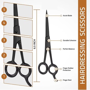 Ciseaux de barbier de luxe, design ergonomique de haute qualité, outils de salon de qualité supérieure, vente en gros ODM, nouvelle collection 2026 - Product Image 6