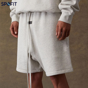 Shorts de sport en toile formelle à cordon de serrage pour homme, en coton, séchage rapide, anti-plis, pour l'hiver, idéal pour la course et la gym - Nouveauté très prisée - Product Image 5