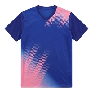Wholesale STAR SPEED Custom Logo OEM Private Label Eco-Friendly 100% Polyester <b>Mesh</b> <b>Short</b> Sleeve Moisture Wicking Tennis Uniform - Product Image 4