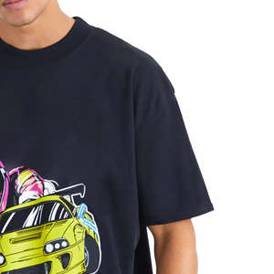 Camiseta de Manga Corta Extra Grande para Hombre, 100% Algodón, con Estampado Gráfico |   Camiseta Personalizada con Serigrafía de Alta Calidad |   Tendencia 2026 - Product Image 3