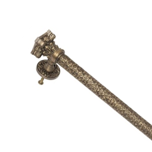 Elegante Tirador de Puerta Arquitectónico Estilo Corinthian Grandeur |   Diseño Decorativo de Columna con Capitel de Acanthus |   Hoteles de Lujo en Brass - Product Image 2