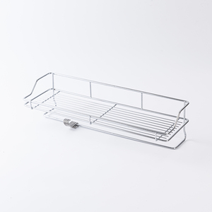 <b>Wall</b>-mounted trapezoidal stainless steel <b>storage</b> <b>rack</b> - space-saving <b>storage</b> - Product Image 1