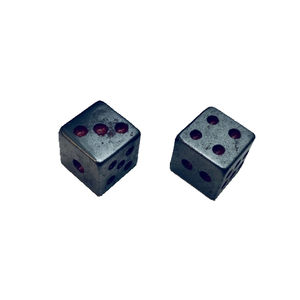 <b>Stone</b> Hematite D6 Dice Cube Natural Gemstone Crystal <b>Stone</b> D6 Dice Engraved <b>Stone</b> Custom Dice Sets - Product Image 5