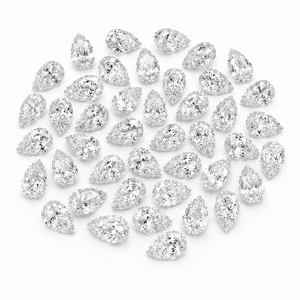 Diamant en forme de poire 50 points VS1, cultivé en laboratoire, diamant synthétique CVD, directement de l'usine - Product Image 6