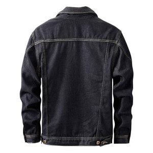 Men's Sherpa Denim Trucker <b>Jacket</b> Warm Thermal <b>Fleece</b> <b>Lined</b> Classic Jean Coat Winter Casual Stylish Outerwear Durable - Product Image 2
