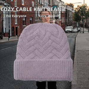 New Arrival High Quality Best Prices Professional Made Breathable Waterproof 100% Acrylic Unisex Beanie <b>Caps</b> <b>Winter</b> Wear - Product Image 2