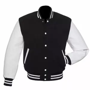 Dernière conception de veste varsity à capuche coupe-vent pour homme, taille personnalisée, option de logo sur le devant, style décontracté pour l'hiver, couleurs personnalisées, logo - Product Image 2