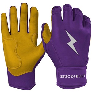 ถุงมือตีเบสบอลสำหรับคนถนัดซ้าย คุณภาพพรีเมียม หนังแท้ นุ่มสบาย ระบายอากาศได้ดี ปิดด้วยแถบตีนตุ๊กแก ยึดเกาะได้ดี - Product Image 1