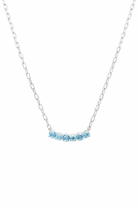 Colgante de Topacio Azul en Plata de Ley 92.5 KLSP-50549 - Product Image 4