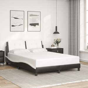 Base de Cama Tapizada en Blanco y Negro - Product Image 3