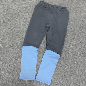 Pantalon de survêtement personnalisé pour homme, style patchwork, avec cordon de serrage, coupe ample, en molleton, color block, 100% coton - Product Image 2