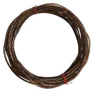 La imagen muestra un rollo de cordón trenzado, probablemente hecho con materiales naturales como cuero o tripas. - Product Image 6