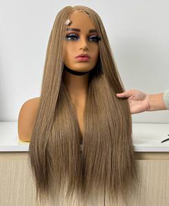 Perruque Lace Frontal Wig Remy Remy de haute qualité, cheveux humains, lisses, suisses, vietnamiens, vierges, 100% - Product Image 1