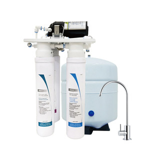 Sistema de Ósmosis Inversa de 4 Etapas Bajo Fregadero, OEM/ODM de Taiwán, Cambio Rápido, 75 GPD, Bomba Manual, Paquete Personalizado, Uso Doméstico, Apagado Automático - Product Image 1