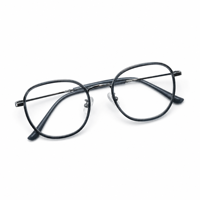 Monture de lunettes optiques anti-lumière bleue UV420, ronde, à monture complète, en TR90, légère, flexible, sur mesure, de haute qualité