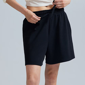 Women's Trendy Pattern Sport <b>Shorts</b> Breathable Material with Elastic Waist Closure Plain Dyed Techniques - Product Image 4