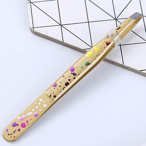 Pinzas para Cejas de Acero Inoxidable de Moda a Precios de Fábrica, con Punta Inclinada y Puntiaguda, Diseño Duradero para un Acabado Preciso - Product Image 4